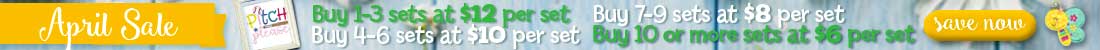 Embroidery Design Sale