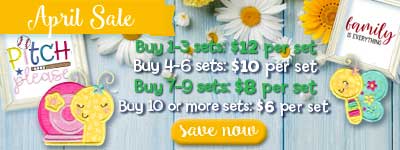 Embroidery Design Sale