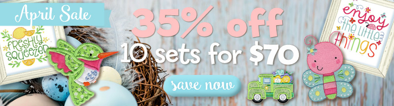 Embroidery Design Sale