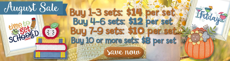 Embroidery Design Sale