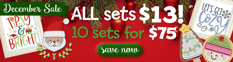 Embroidery Design Sale