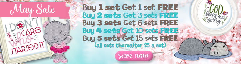 Embroidery Design Sale
