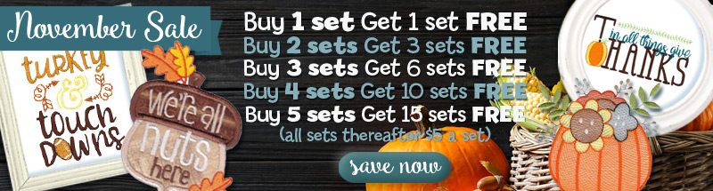 Embroidery Design Sale