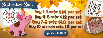 Embroidery Design Sale