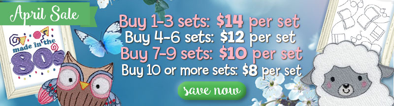 Embroidery Design Sale