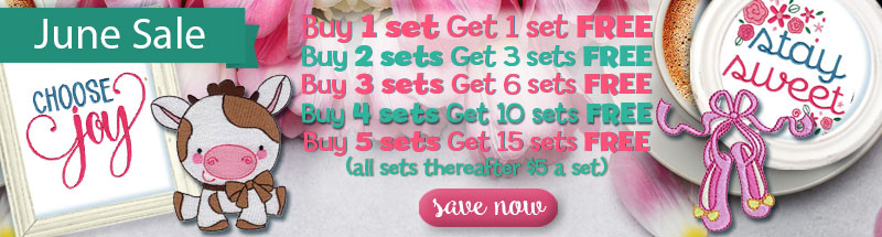 Embroidery Design Sale