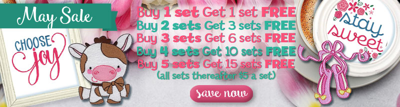 Embroidery Design Sale