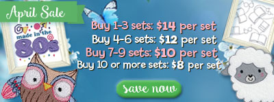 Embroidery Design Sale