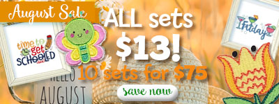 Embroidery Design Sale