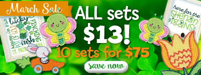 Embroidery Design Sale