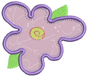 Funky Flowers Applique 1