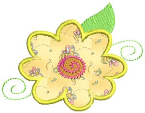 Funky Flowers Applique 10