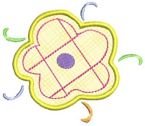Funky Flowers Applique 4