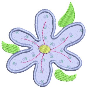 Funky Flowers Applique 5