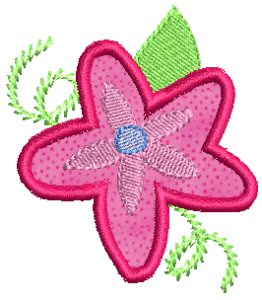 Funky Flowers Applique 7