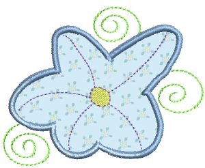 Funky Flowers Applique 9