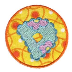 Image Lettr D Button Button Applique Alphabet D - Bunnycup Embroidery