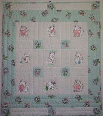 Diane Precious Kittens Quilt.