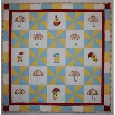 Daine Rainy Day Bears Quilt