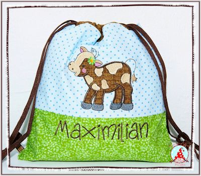 Frans Farmyard Applique Bag Dec15