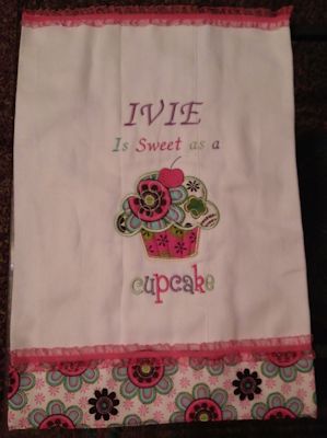 Gertrude Sweet Thing Applique Towel