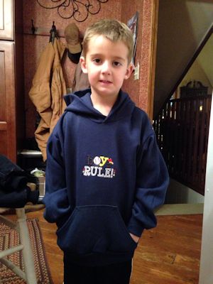 Jeanne Boys Rule Hoodie