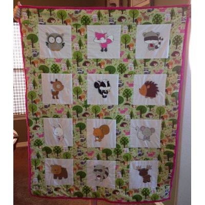 Cathy Forest Animals Quilt