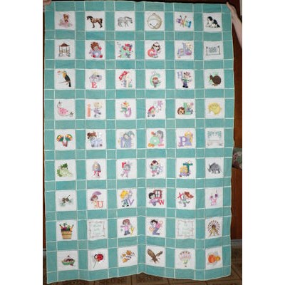 Ednas Cuties Alphabet Quilt