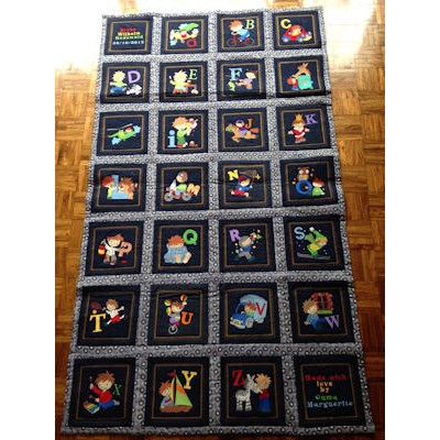 Marguerite Boys Alphabet Quilt