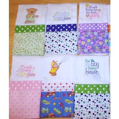 Donna Burp Cloths Jul 17