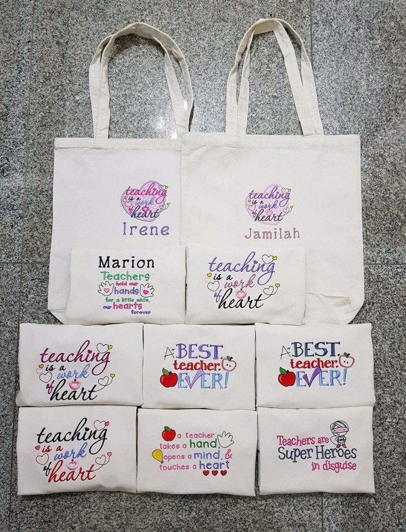 Teacher - Embroidery Files